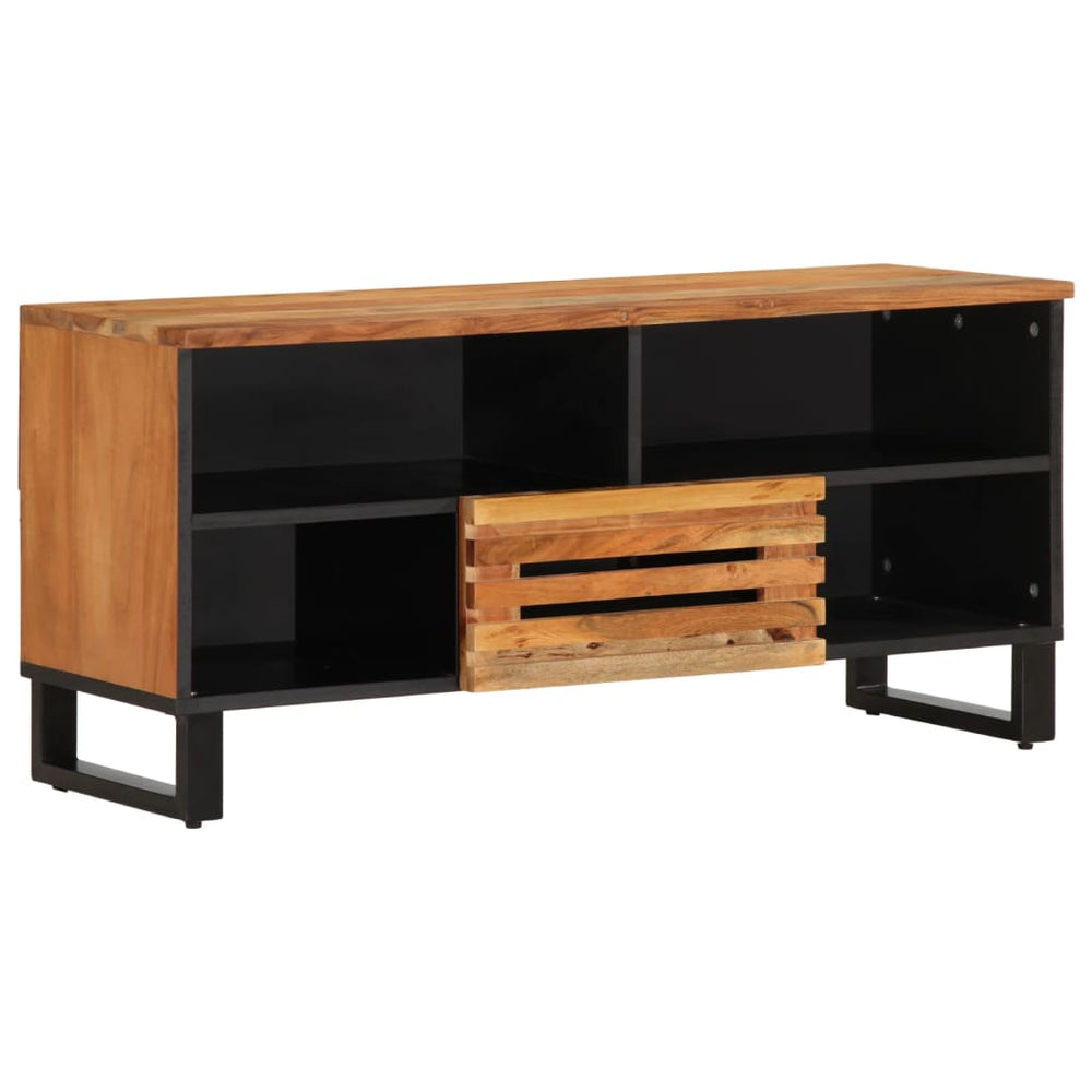 vidaXL TV Cabinet 100x34x46 cm Solid Wood Mango