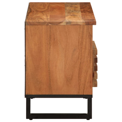 TV Cabinet 100x34x46 cm Solid Wood Mango Light brown Solid acacia wood