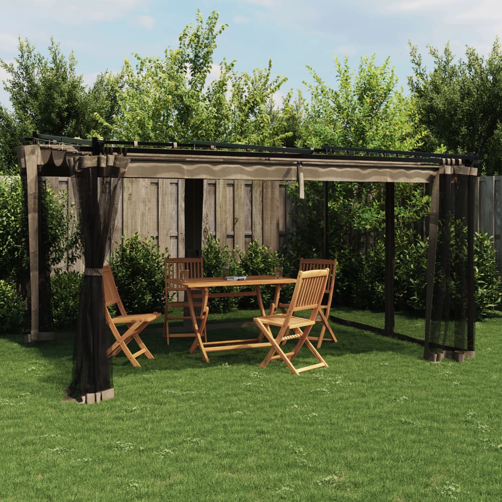 vidaXL Gazebo Walls Steel