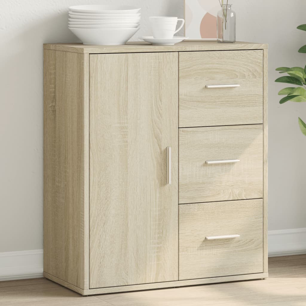 Sideboard 60x31x70 cm Engineered Wood Sonoma oak