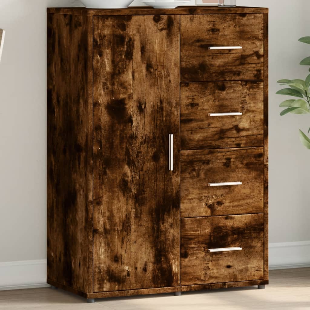Sideboard 60x31x84 cm Engineered Wood Smoked oak