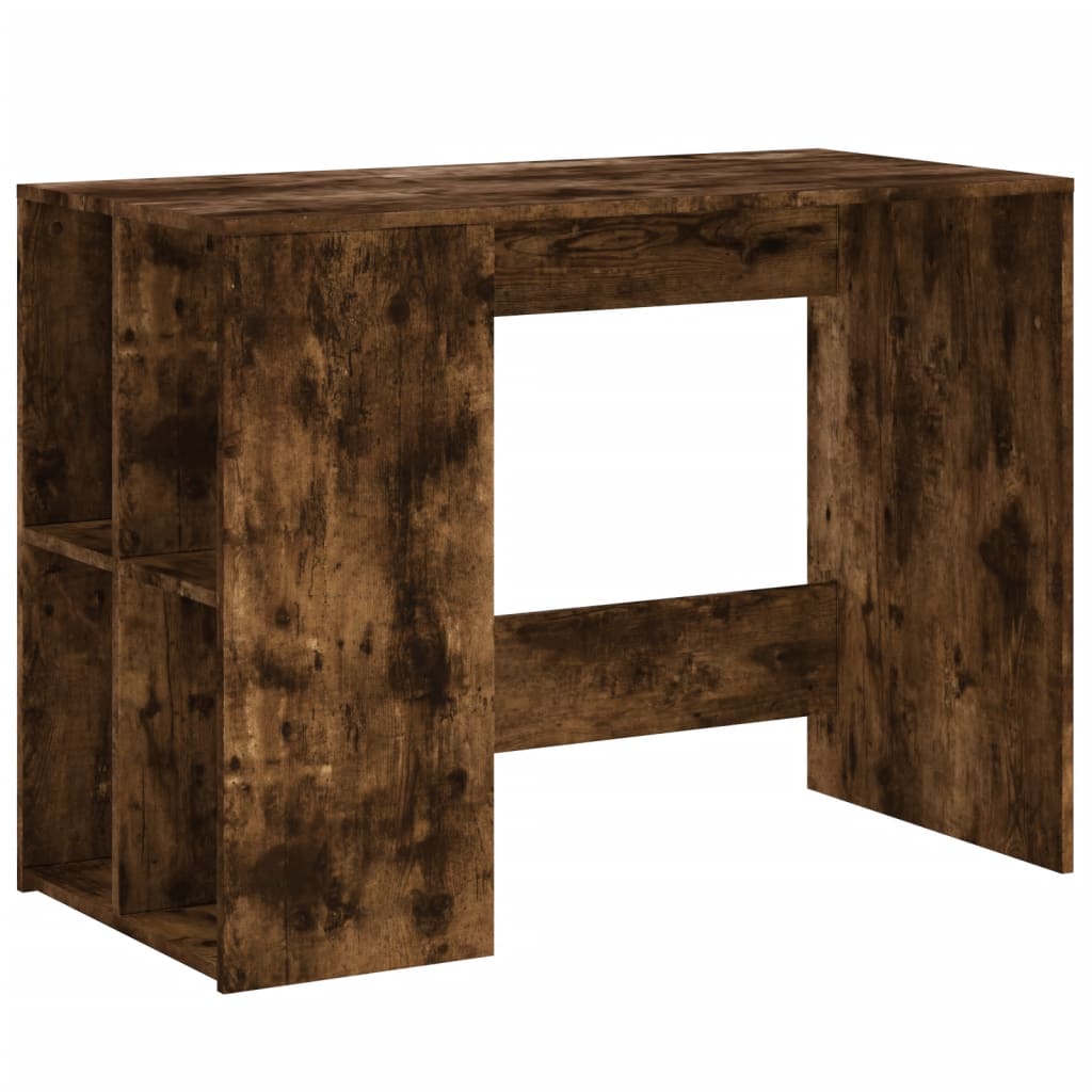 Desk 102x50x75 cm Engineered Wood Smoked oak