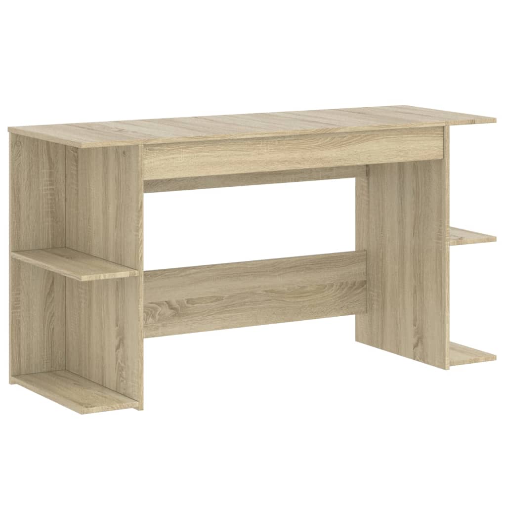 Desk 140x50x75 cm Engineered Wood Sonoma oak