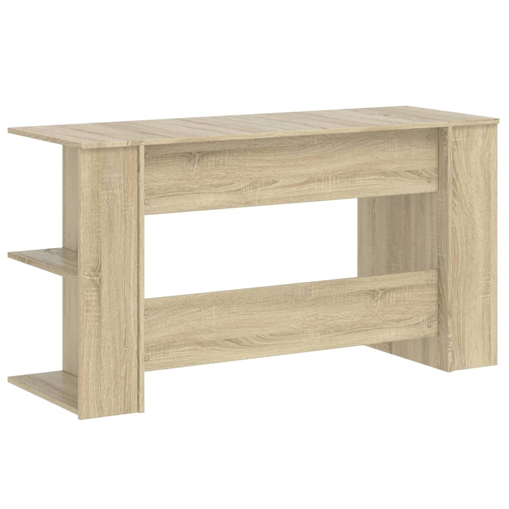 Desk 140x50x75 cm Engineered Wood Sonoma oak
