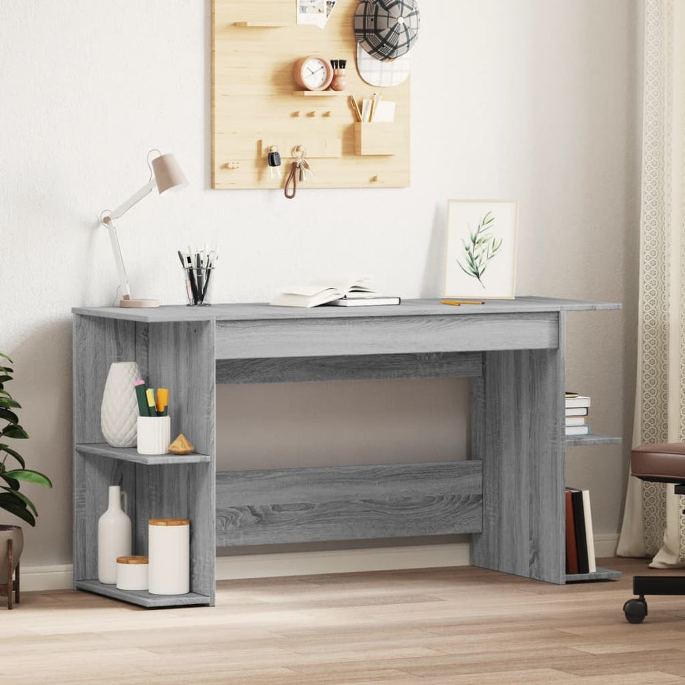 vidaXL Desk 140x50x75 cm Engineered Wood