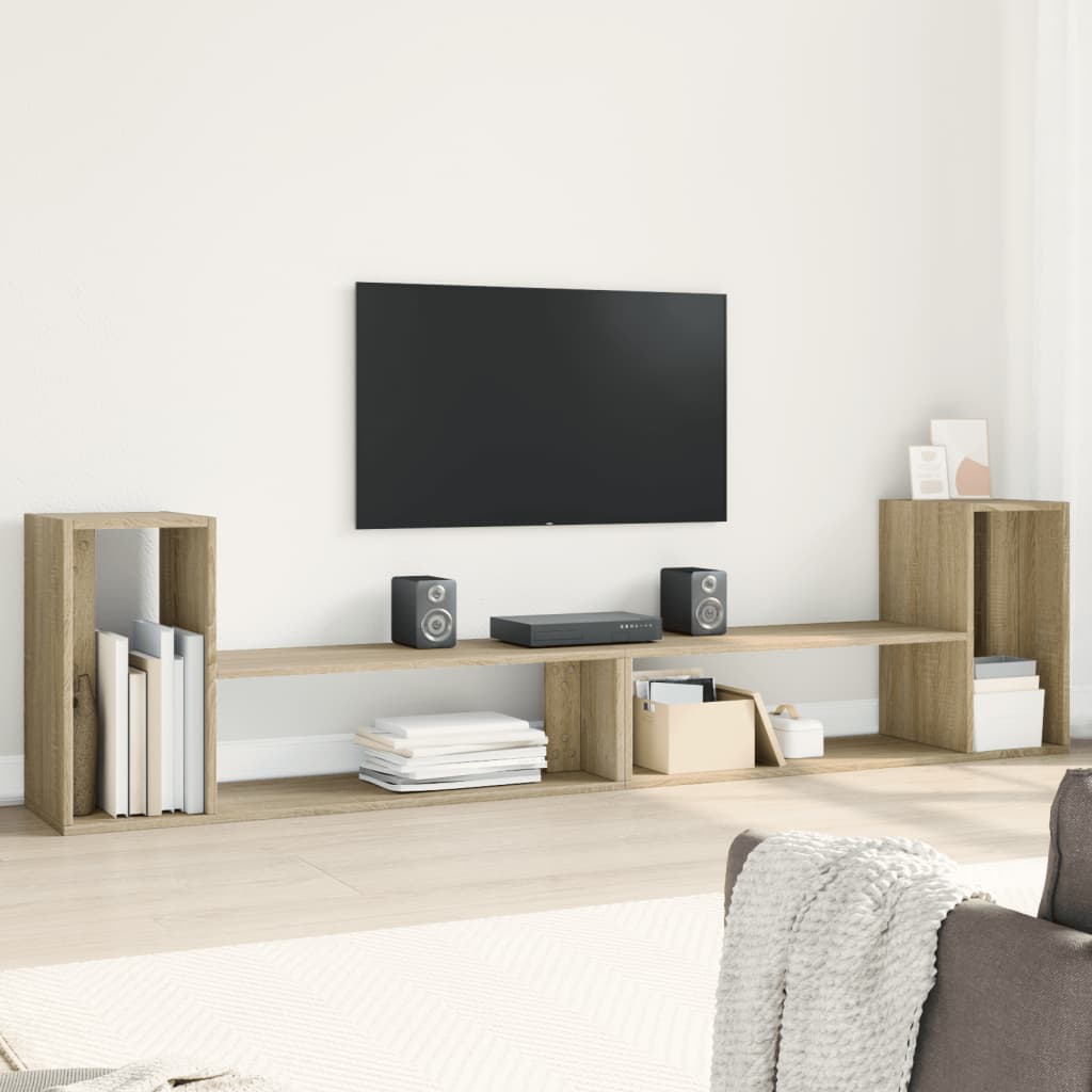 TV Cabinets 2 pcs 75x30x50 cm Engineered Wood Sonoma oak 100 cm