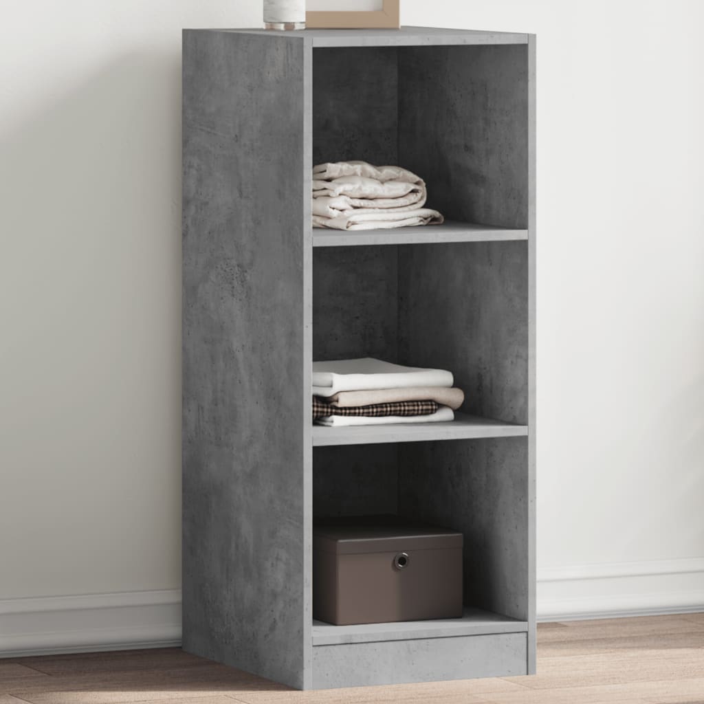 Wardrobe Engineered Wood without Rod Concrete grey 41 x 48 x 102 cm