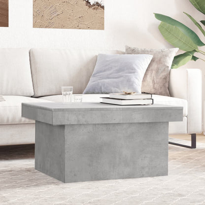 Coffee Table 80x55x40 cm Engineered Wood Concrete grey 80 cm