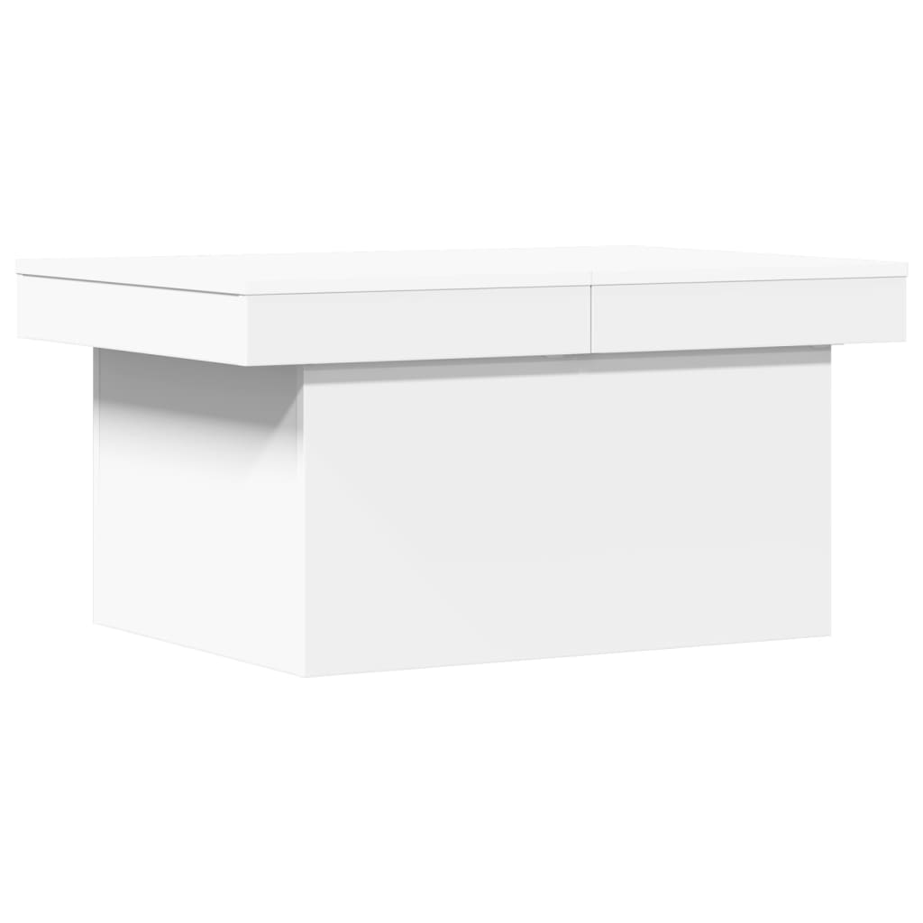 Coffee Table 80x55x40 cm Engineered Wood White 100 cm