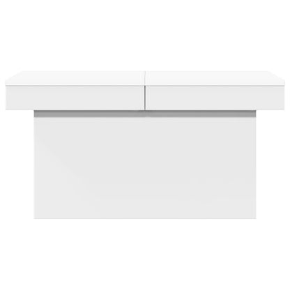 Coffee Table 80x55x40 cm Engineered Wood White 100 cm