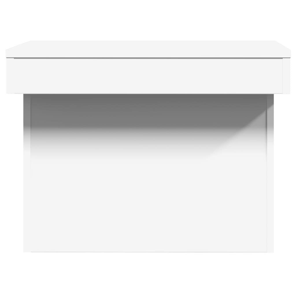 Coffee Table 80x55x40 cm Engineered Wood White 100 cm