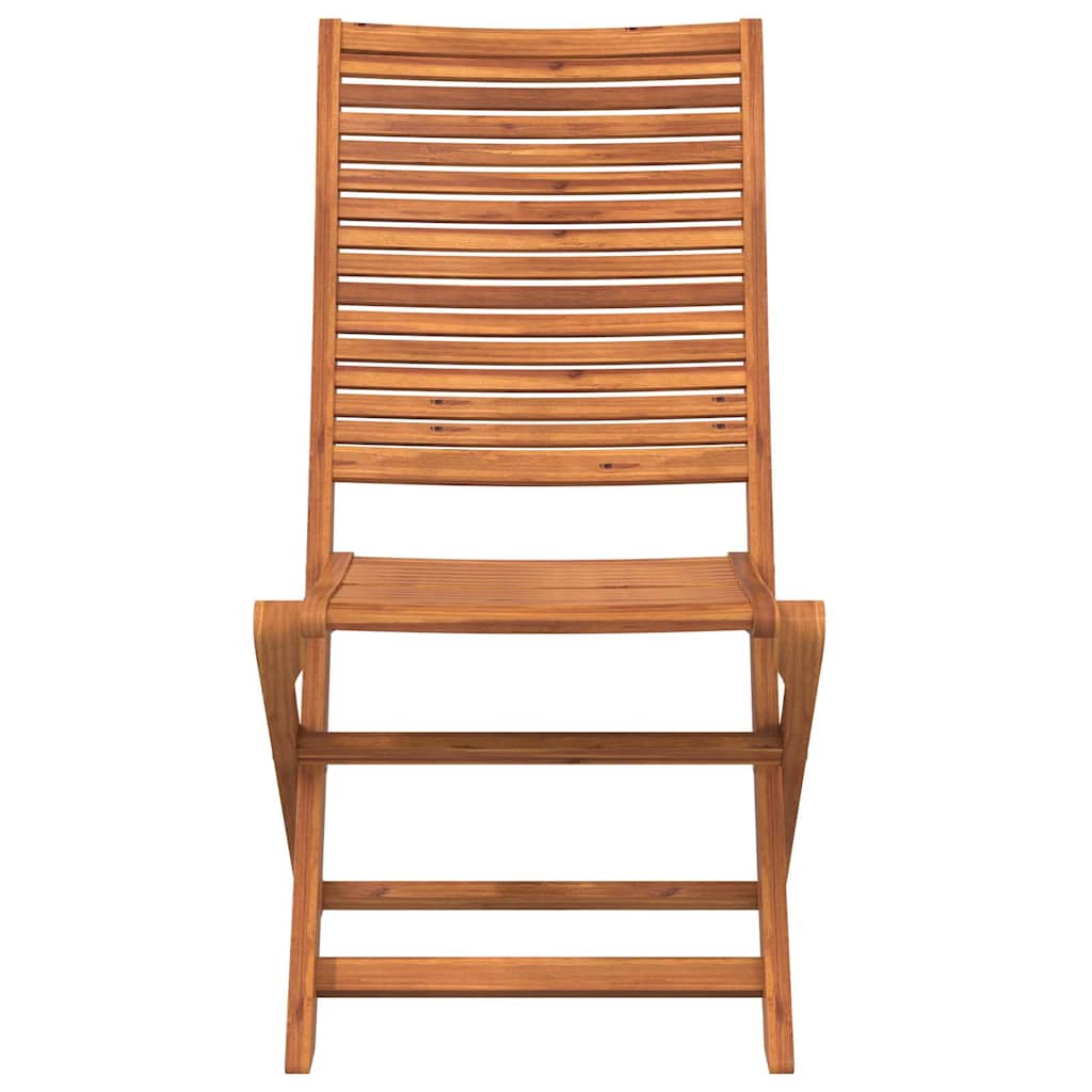 vidaXL Folding Chairs 8 pcs 51x66x95 cm Solid Wood Acacia 4