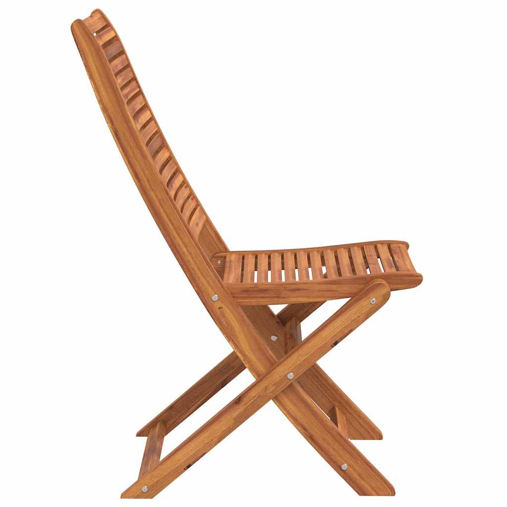 vidaXL Folding Chairs 8 pcs 51x66x95 cm Solid Wood Acacia 6