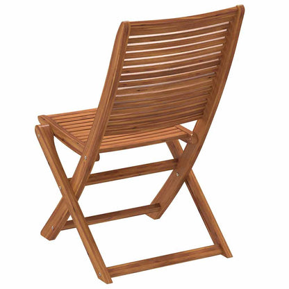 vidaXL Folding Chairs 8 pcs 51x66x95 cm Solid Wood Acacia 5