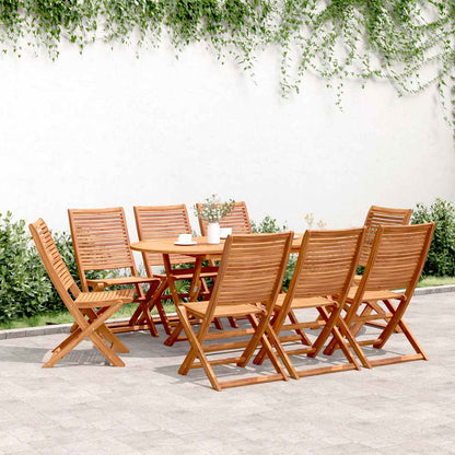 vidaXL Folding Chairs 8 pcs 51x66x95 cm Solid Wood Acacia 1