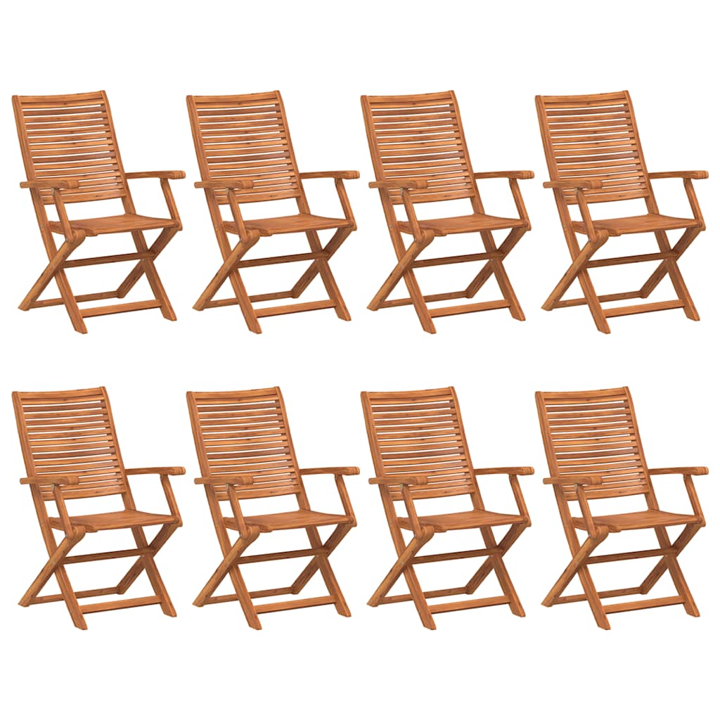 Folding Chairs Solid Wood Acacia With armrest