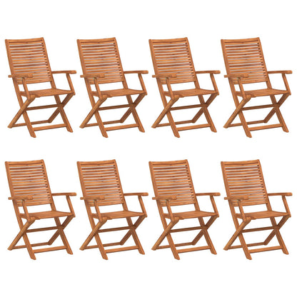 Folding Chairs Solid Wood Acacia With armrest