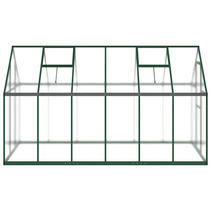 vidaXL Greenhouse with Base Frame Green 334x169x195 cm Aluminium 5
