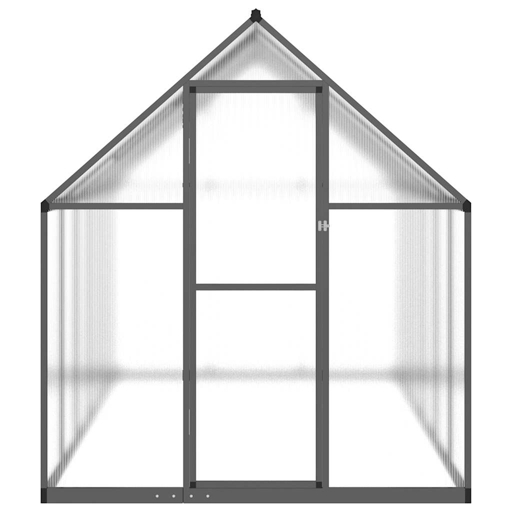 vidaXL Greenhouse with Base Frame Anthracite 334x169x195 cm Aluminium 3