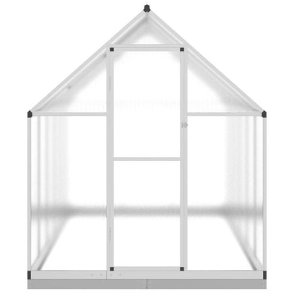 vidaXL Greenhouse with Base Frame Silver 334x169x202 cm Aluminium 3