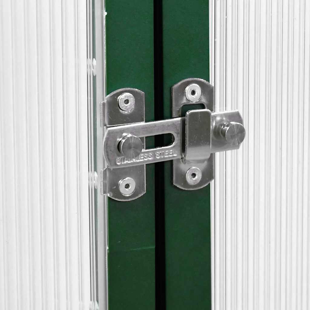 vidaXL Greenhouse with Base Frame Green 334x169x202 cm Aluminium 6