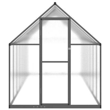 vidaXL Greenhouse with Base Frame Anthracite 445x169x195 cm Aluminium 3
