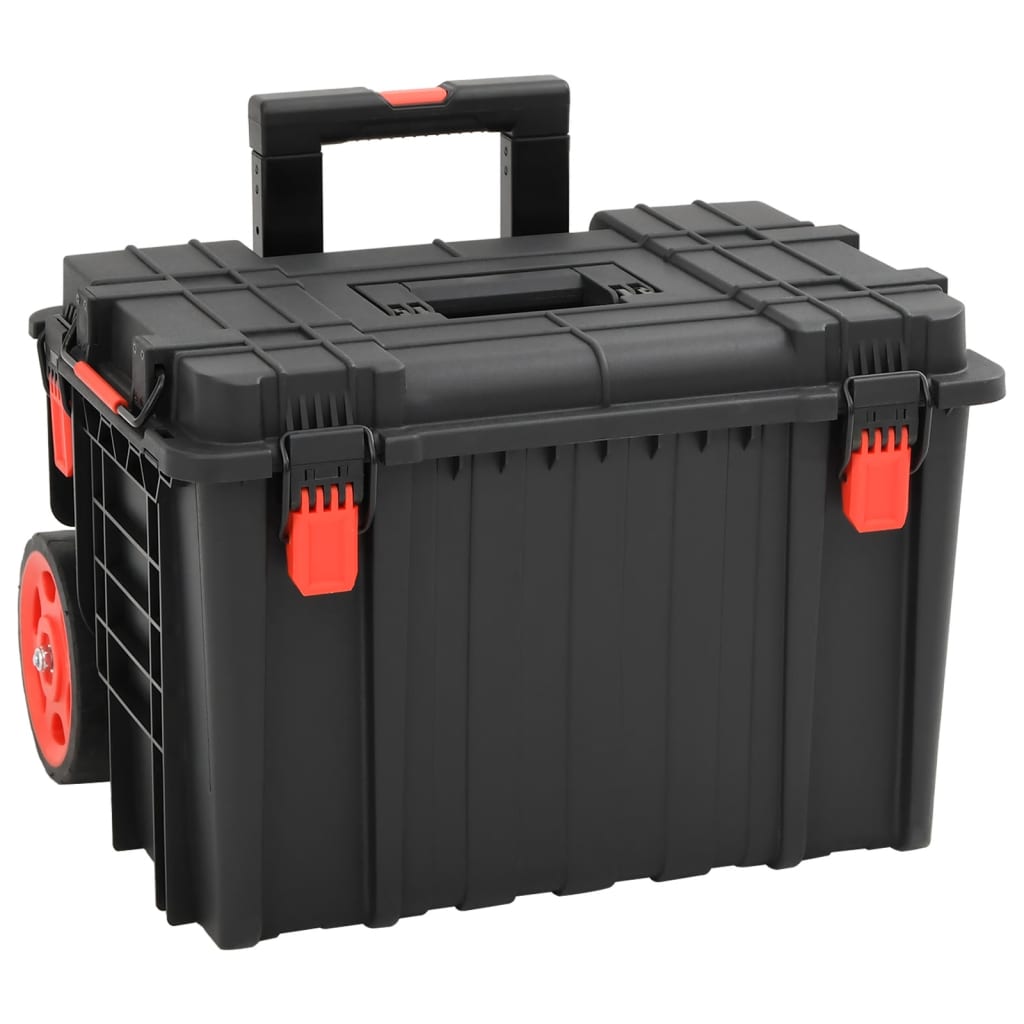 Portable Flight Case Black 56,5x34x16 cm PP 56.5 cm 48 cm 45.5 cm