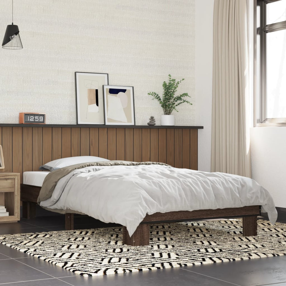 vidaXL Bed Frame without Mattress 100x200 cm