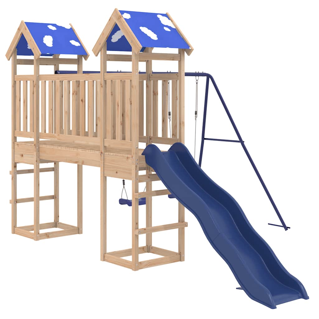 vidaXL Outdoor Playset Solid Wood Pine 2