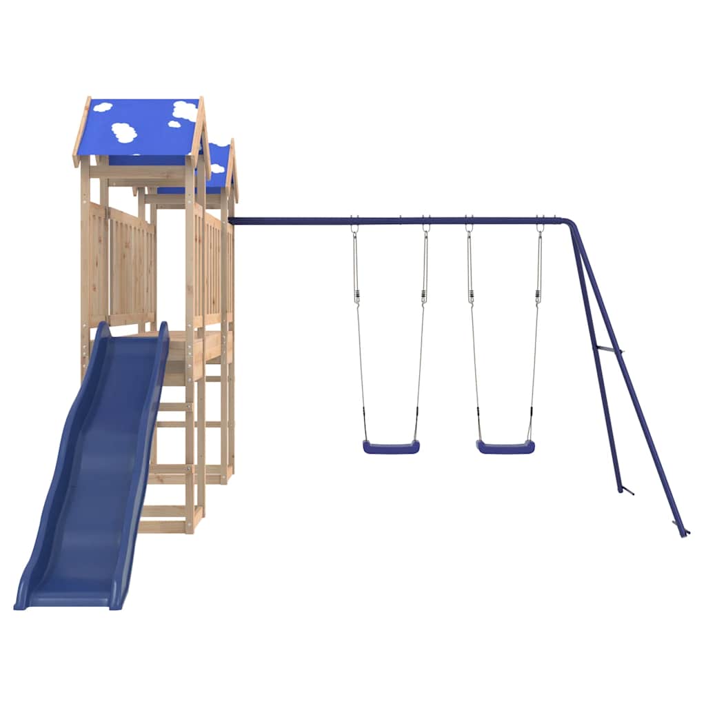vidaXL Outdoor Playset Solid Wood Pine 4
