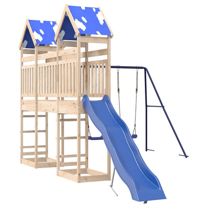 vidaXL Outdoor Playset Solid Wood Pine 2