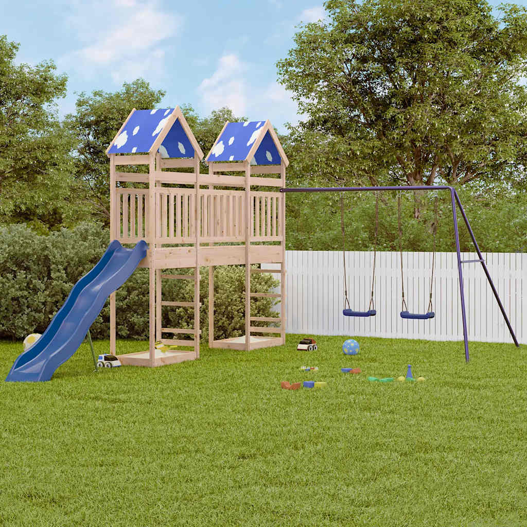 vidaXL Outdoor Playset Solid Wood Pine 1