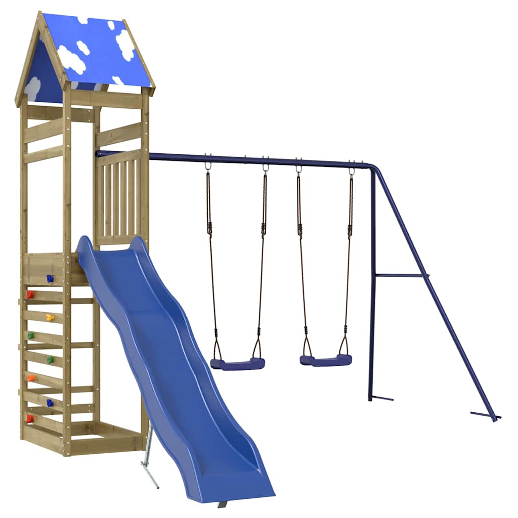 vidaXL Outdoor Playset Impregnated Wood Pine 2