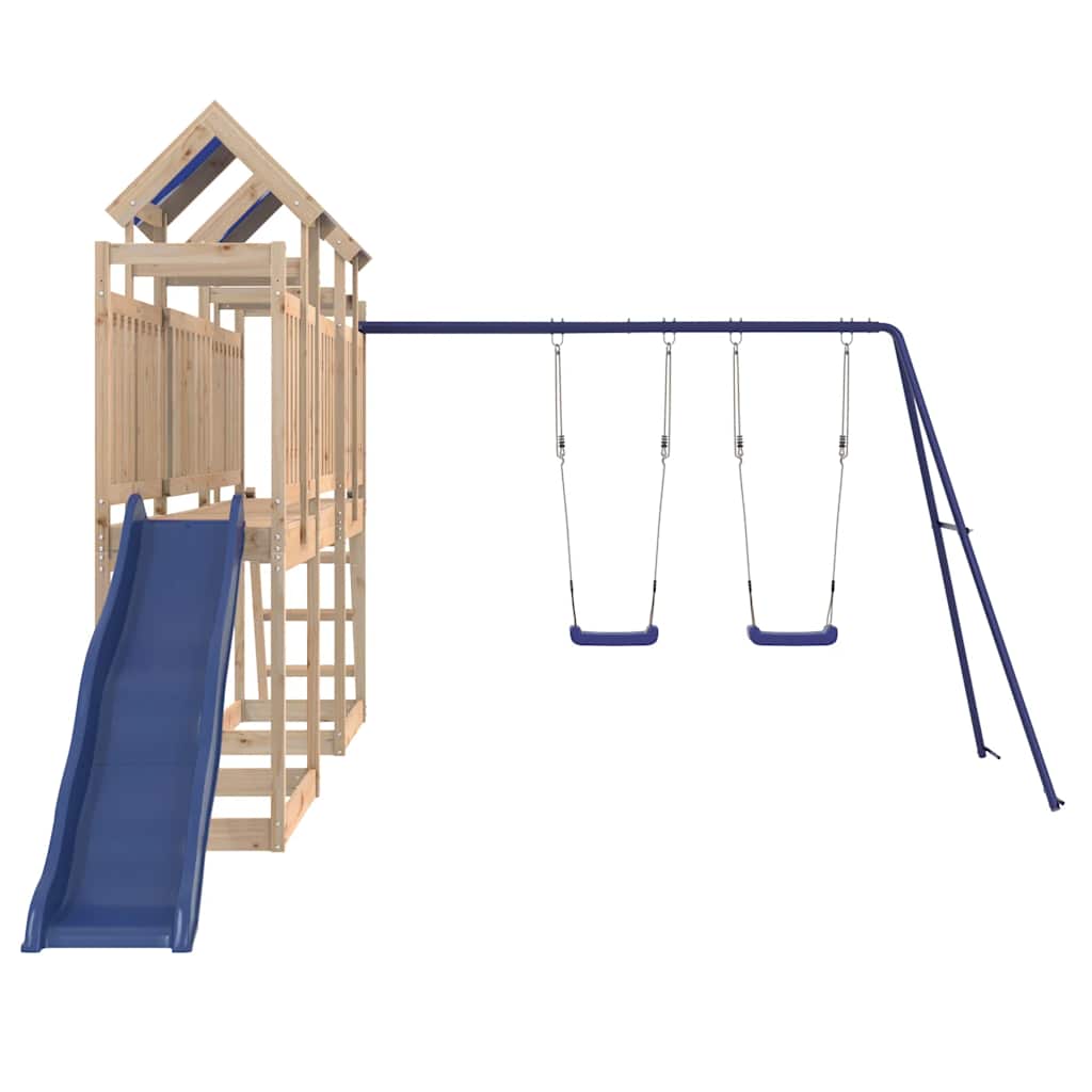 vidaXL Outdoor Playset Solid Wood Pine 4