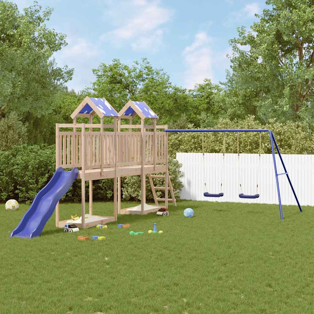 vidaXL Outdoor Playset Solid Wood Pine 1