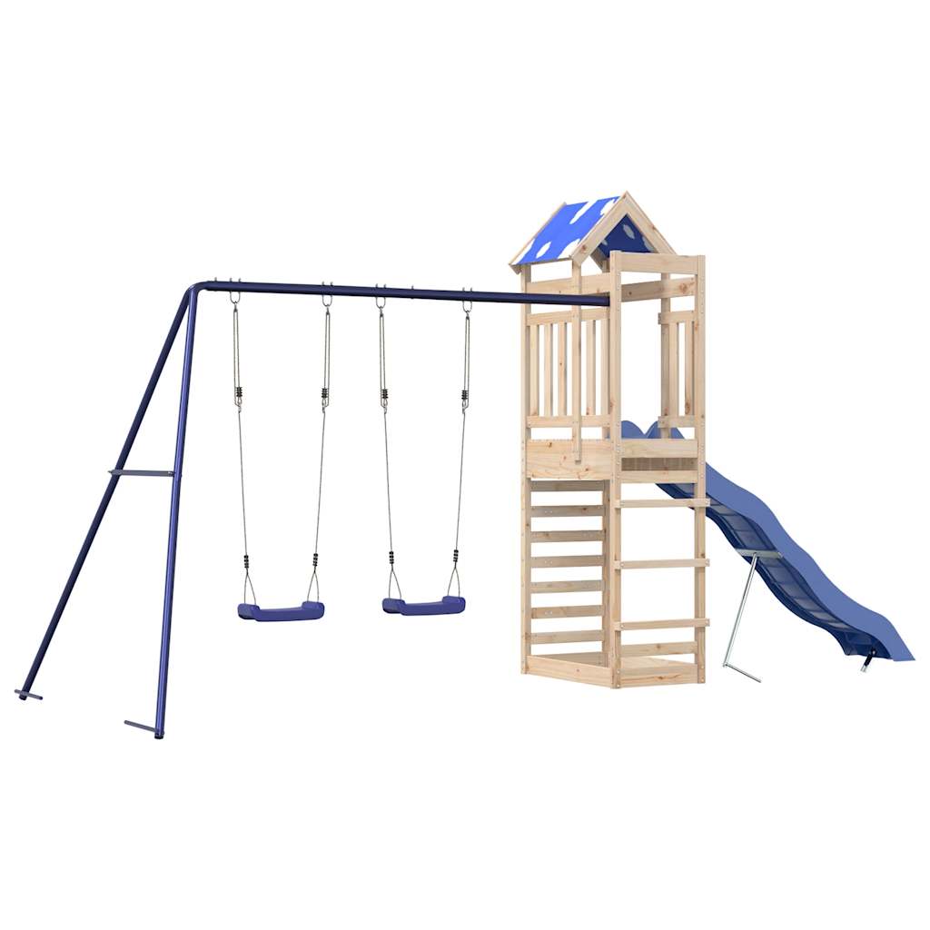 vidaXL Outdoor Playset Solid Wood Pine 2