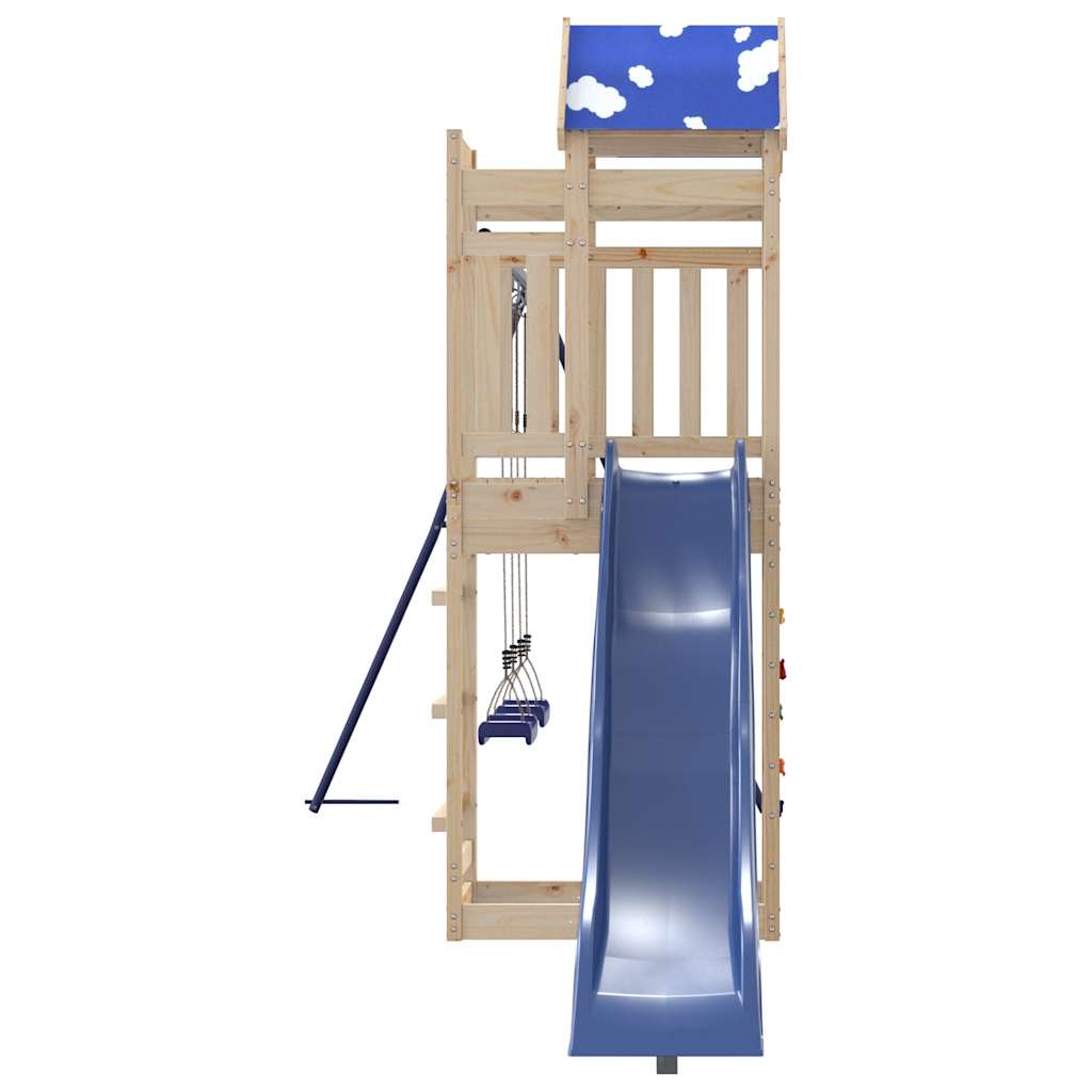 vidaXL Outdoor Playset Solid Wood Pine 6