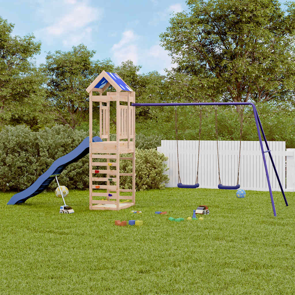 vidaXL Outdoor Playset Solid Wood Pine 1