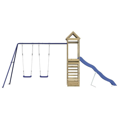 Outdoor Playset Solid Wood Pine Solid impregnated wood