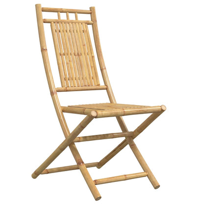 vidaXL Folding Chairs 8 pcs 46x66x99 cm Bamboo 3