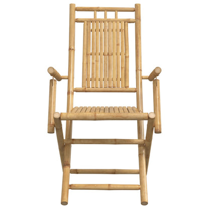 vidaXL Folding Chairs 6 pcs 53x66x99 cm Bamboo 5