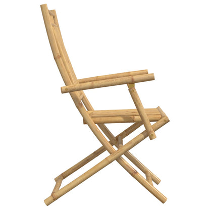 vidaXL Folding Chairs 6 pcs 53x66x99 cm Bamboo 6