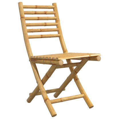 vidaXL Folding Chairs 8 pcs 43x54x88 cm Bamboo 3