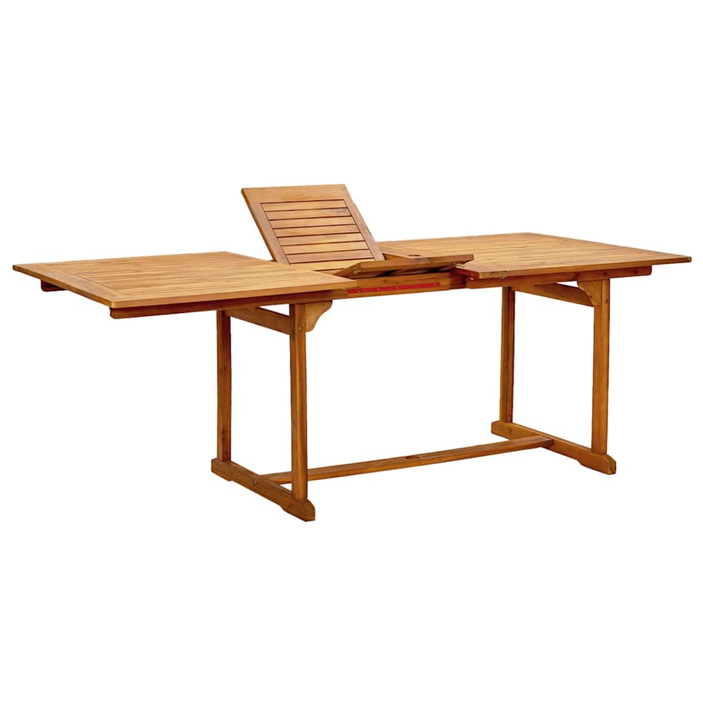 vidaXL 5 Piece Garden Dining Set Solid Wood Acacia and Textilene 5