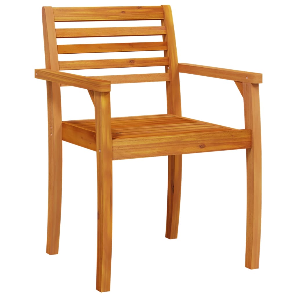 vidaXL Garden Chairs 8 pcs 59x55x85 cm Solid Wood Acacia 4