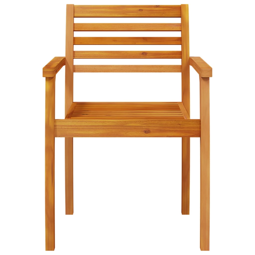 vidaXL Garden Chairs 8 pcs 59x55x85 cm Solid Wood Acacia 5