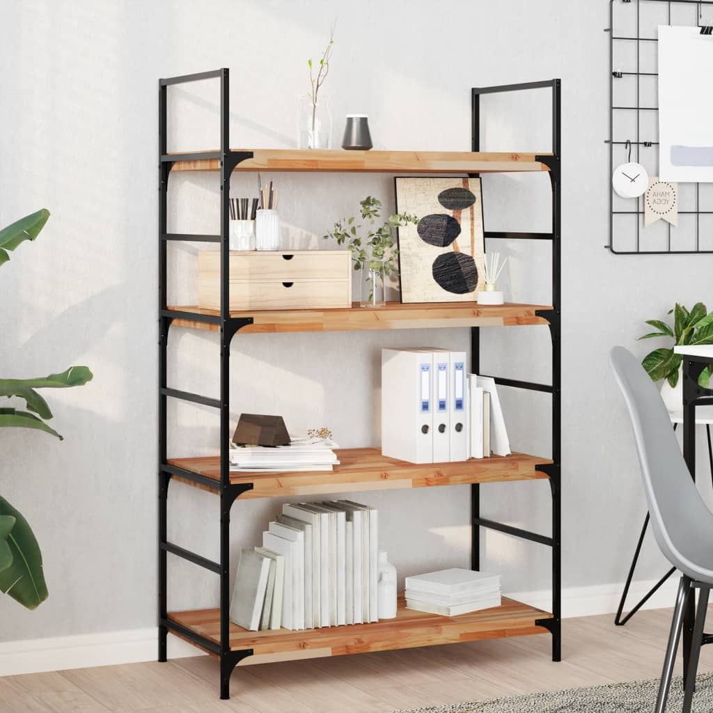 vidaXL Floating Shelves Oil Finished Height 4 cm Depth 40 cm