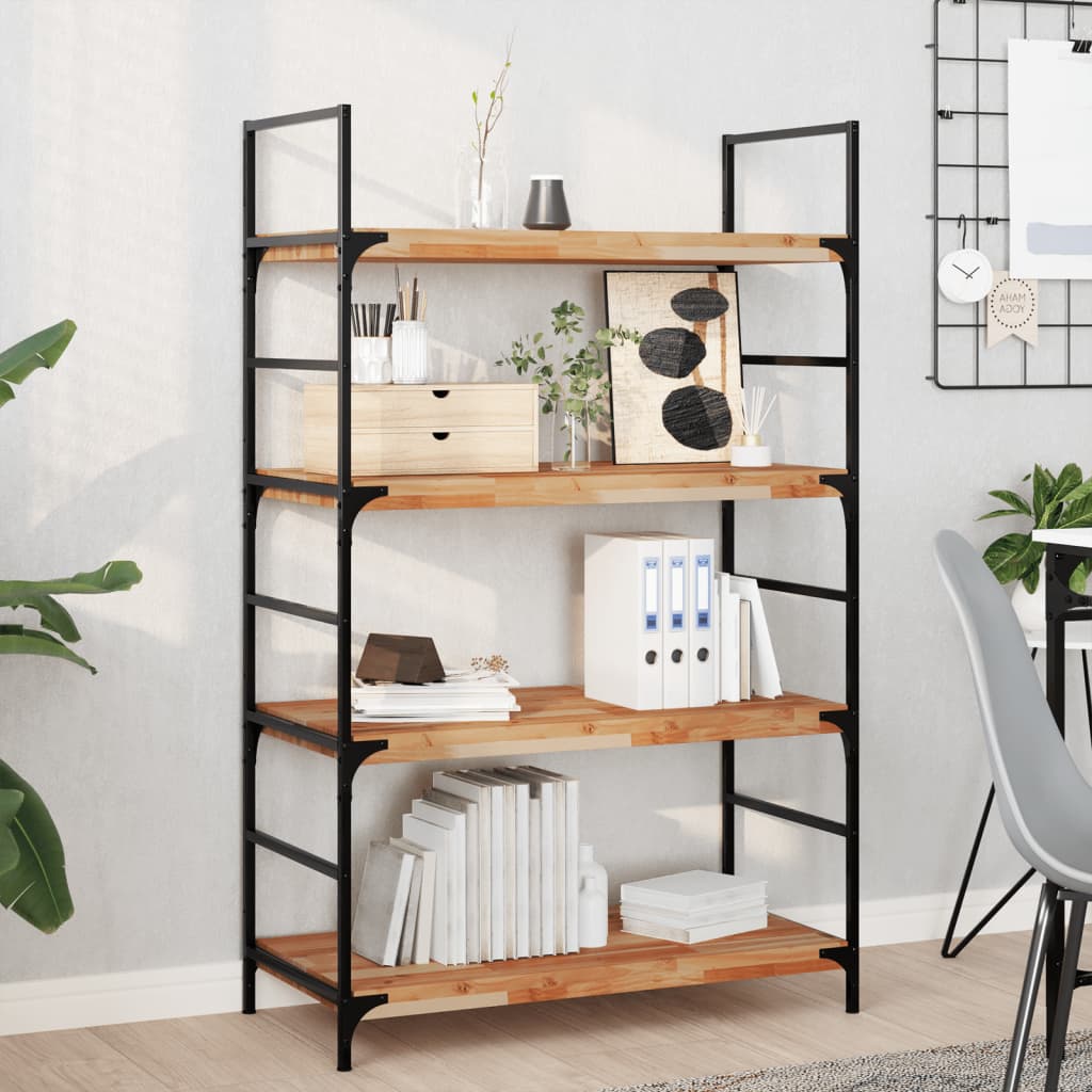 vidaXL Floating Shelves Oil Finished Height 4 cm Depth 40 cm
