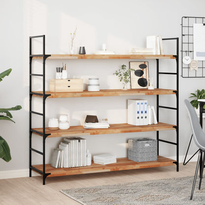 vidaXL Floating Shelves Oil Finished Height 4 cm Depth 40 cm