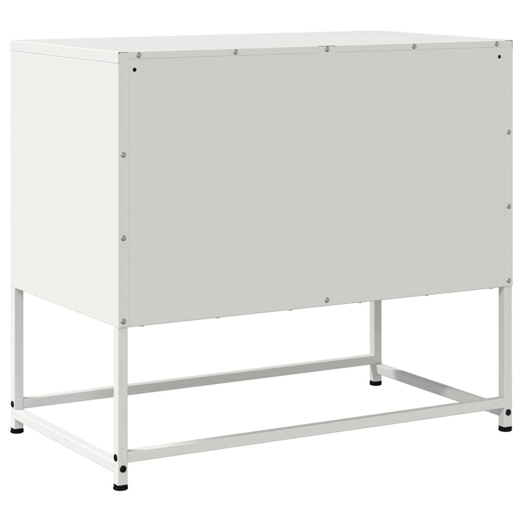 TV Cabinet 68,5x39x60,5 cm Steel White